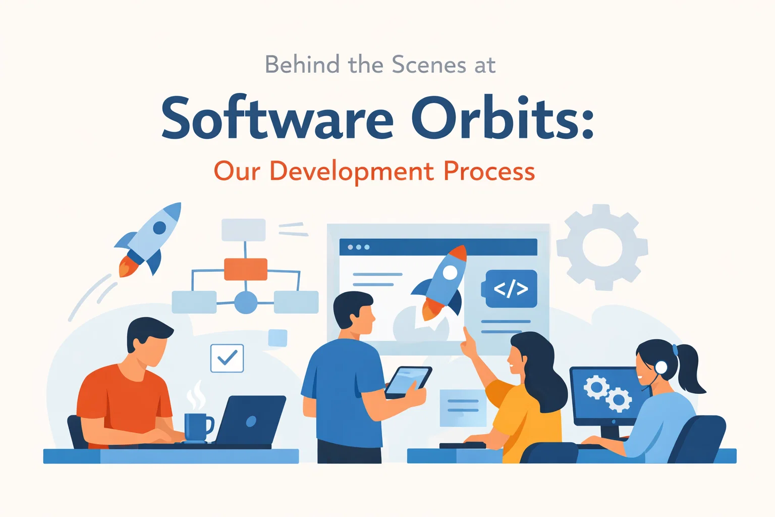SoftwareOrbits software development process - behind the scenes guide