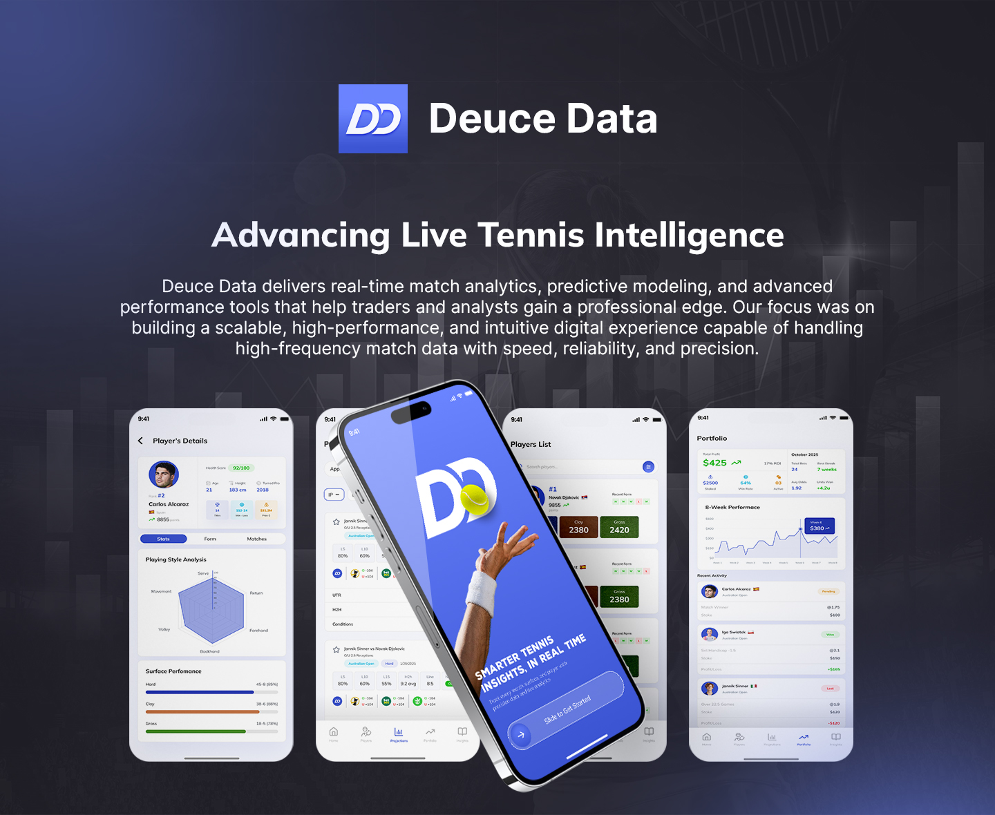 real-time tennis intelligence platform