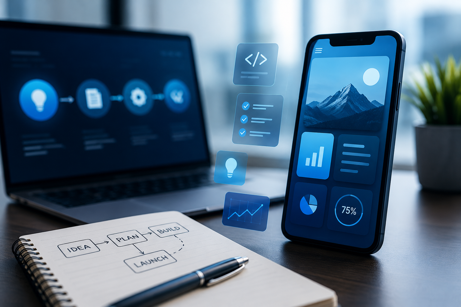turn business idea into mobile app - SoftwareOrbits
